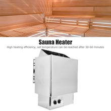 Steam Shower Generator, Electric Sauna Heater Inner Control Heater Stove Steam Room Equipment Sauna Accessory Sauna Heater Sauna Stove