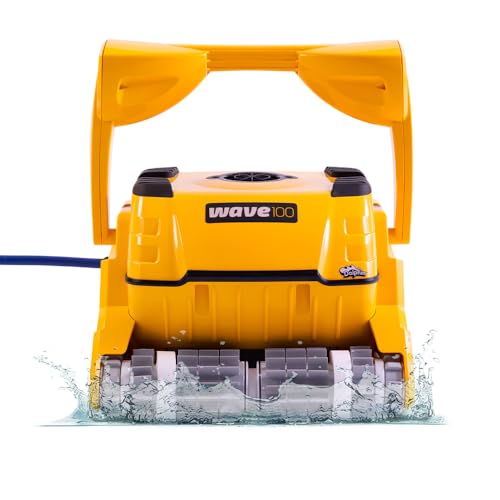 Dolphin Wave 100 Commercial Robotic Pool Vacuum Cleaner Yellow