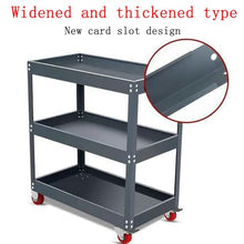 ICEMOB Rolling Tool Cart,Service Cart with Wheels,3 Shelves Steel Garage Tool Organizer,992Lbs Load Capacity,Mechanic Tool Cart for Warehouse and Repair Shop