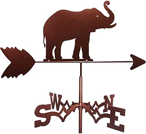 Weathervane,Weathervane Metal For Roof Garden Yard Weather Vane For The Garden Farm Stainless Steel Weather Vane With Animal Ornament,Wind Direction Indicator Weathervane Measuring Tools For Garden