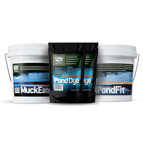 Bjornsen Natural Pond Treatment Pack Midnight Blue, Half Acre, Pond Care
