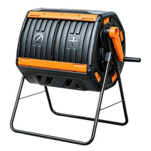 Rotating Compost Bin Dual Chamber for Kitchen Organic Waste