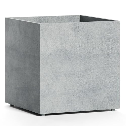 COSAPOTS Reglito Cube Planters for Outdoor Plants, Square Indoor/Outdoor