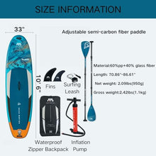 Windhike 10'6" Inflatable Paddle Board with Accessories Blue