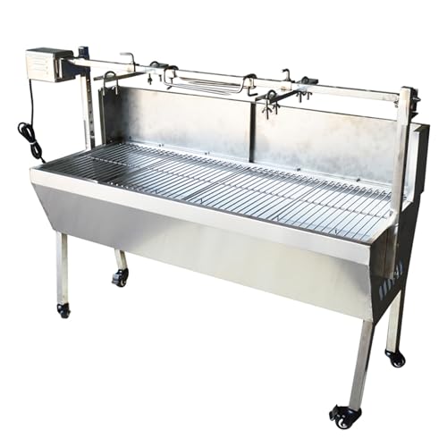 HQHAOTWU Barbecue Stove, Stainless Steel BBQ Grill, Electric Barbecue Grill and Stove Outdoor for Family Gatherings, Outdoor Picnics, Camping, 110V