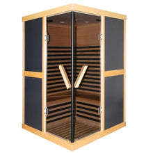 ToTibuy Infrared Sauna 2-Person APP Control Wood Color