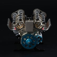 TECHING Mini V8 Engine Model Kit Gold