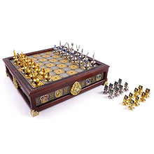 The Noble Collection Quidditch Chess Set Silver & Gold Plated Multicolor