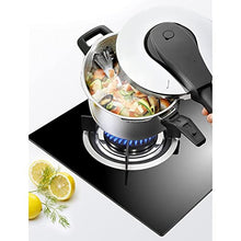 Built-in Gas Stove 1 Burner, 4.0/KW Fire Power Cast Iron Pot Holder With FFD Protection, Tempered Glass Gas Single Stove For Home Kitchen, Camping And Travel (Size : LPG)