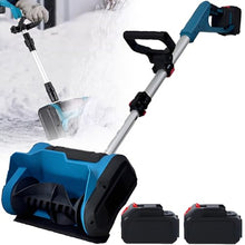 ddingsmafosee 600w Electric Snow Shovel - Cordless Snow Blower - Electric Snow Throwers, Cleaning Width 25.4cm (10in), Save 80% of Time, Winter Snow Removal Equipment 2batteries