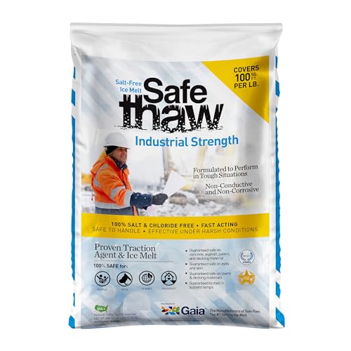 Safe Thaw 40 Pack Industrial Strength, Salt-Free Pet Safe Ice Melter, 43 lb