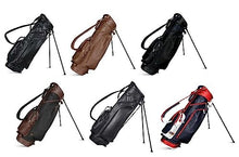 Sun Mountain 2019 Men's Leather Stand Golf Bag Black