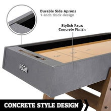 Hall of Games 9ft Kinwood Shuffleboard Table Scratch Resistant Playfield Grey/Tan