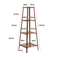 RWGOVLU Flower Stand 3 Tier Plant Stand, Tall Wood Plant Shelf Holder for Indoor Plants, Outdoor Garden Plant Display Rack Flower Pot Stand Plant Stand