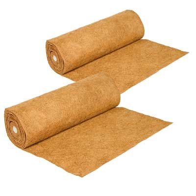 World Source Partners Two Pack of Gardman Coco Liner Bulk Rolls, 36" x 33' Each