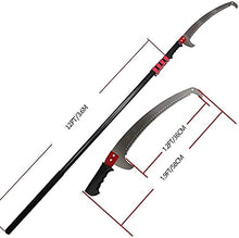 Telescopic Pole Saw 12Ft Extendable Telescopic Landscaping Pole Saw for Pruning and Trimming Branches and Leaves (3.6M) Extendable Limb Saw and Trimmer