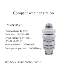 VWS006Y3 4-20mA Ultrasonic Wind Sensor Outdoor Meteorological Instrument Hygrometer Ultrasonic Weather Sensors(VWS006Y3)