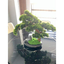 YXIANG56Q Fake Plants Yingbin Pine Simulation Tree Fake Plant Bonsai Indoor Garden Home Office Desktop Decoration Green Plant Simulation Tree Ornaments Bonsai Tree(E)