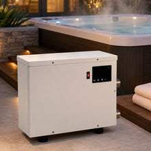 moupeaktain Electric Pool Heater 220V, 5.5KW / 9KW / 11KW Swimming Pool Heater with Touchscreen Thermostat, Fast Heating Water Heater for Pool, Spa, Hot Tub and Above Ground Pool 5.5KW