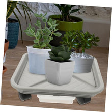 YYBOES Mobile Planter Tray Gardening Flowerpot Base Plant Trays Movable Flowerpot Holder Tray for Potted Plants Plant Tray for Pots Planter Trays with Wheels Plant Roller Base Plant Mover