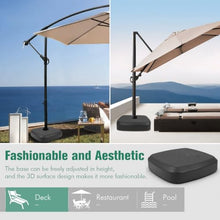 XEVALDRIC Cantilever Umbrella Stand with Wheels for Patio & Garden