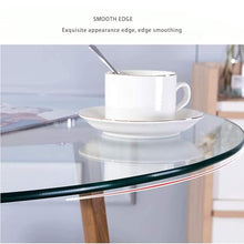 Pealihuy Round Glass Table Top, Round Tempered Glass Top for Patio Table, Beveled Glass Table Top, 40cm 50cm 80cm 90cm, for Coffee Table, Dining Table, Smooth Plate Glass(100cm(40 in))