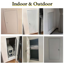 MLYAYE Insulated Attic Access Door Panle Aluminum with Safety Lock, Commercial Flush Mount Utility Inspection Cover Plate for Drywall, Water Service HVAC Concealed Dooes(91 x 102 cm/36 x 40 in)