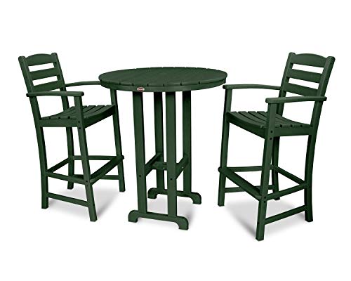 POLYWOOD® La Casa Café Bar Set, Green