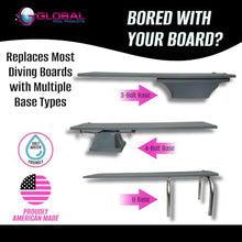 Global Pool Products 6' Grey Diving Board Replacement for Inground Swimming Pools GPP-DB-GX6-G