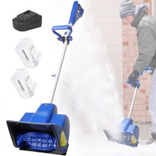 Cordless Snow Sweeper, Electric Manual Push Snow Remover, 2500rpm Cleaning Width 28cm, Foldable Design With Dual Switch Protection, Suitable For Home Courtyards, School Playgrounds, Street Surfaces