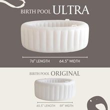 Earthside Birth Pool I Birth Pool, Comfort for Home Water Birth Kit | Doula & Midwife Approved in Marshmallow White I Portable and Easy to Set up (Ultra Large)