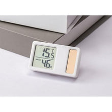 ASWRTYJO ABS Version Solar Digital Thermometer Hygrometer Household Indoor