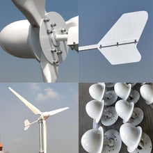 KK-GAL Wind Turbine Generator, Wind Turbine 1000W, Vertical Wind Power Turbine Generator Kit with Charge Controller, Windmill Generator Suit for Hybrid Solar Wind System, for Home/RV,1000w 48v