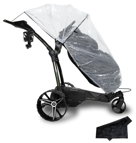 Certified Brands MGI Ai 500 Electric Golf Push Cart with Rain Cover