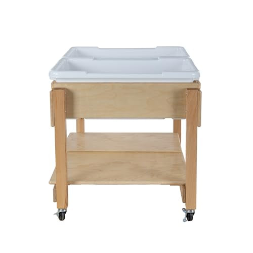 Wood Designs Children's Sand and Water Play Table Birch Wood Sensory Activity Table