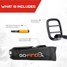 MINELAB GO-FIND 66 High-Power, Ultra-Light, Professional Handheld Metal Detector Bundle for Adults with 10" Waterproof Coil, Advanced PRO-FIND 15 Pinpointer & Carry Bag