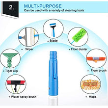 Solar Panel Cleaning Brush, Window Cleaning Pole, Window Cleaner Kit, Water/Hose Fed Pole, Window Cleaning Brush Equipment, Cleaning Photovoltaic and Solar Panels,24FT/7.2m