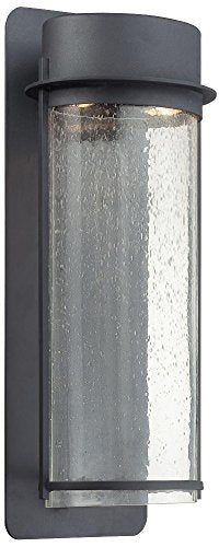 Minka Lavery Outdoor Wall Light 72253-66 Artisan Lane Exterior Wall Lantern, 70 Watts Halogen, Black