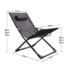 Reclining Chair Folding Zero Gravity Lounge Chair Oversize Deck Chairs For Garden Outdoor Patio Sun Loungers Bed Recliner With Head Pillow Loading Up To 200Kg Black Strips