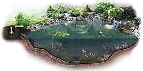 EasyPro EM2121FB Pro-Series Complete Medium-Size Pond Kit, 21'x21'x2' Pond