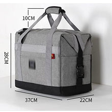 30L Large Capacity Beer Cooler Bag Waterproof Oxford Picnic Insulated Bag Thermal Refrigerator Bag (Color : Gray, Size : One Size) (Gray One Size)
