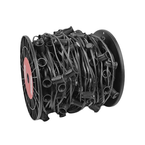 Novelty Lights C9 Light Spool, 500 Feet Magnetic Holiday Light String