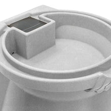 Good Ideas Rain Wizard Plastic Resin Urn, 65 Gallon Rain Barrel, Light Granite and Good Ideas Rain Wizard Rain Barrel Stand, Adds Room for Buckets