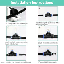 PYYDJQ Mister for Outside Patio Misting Cooling System, Atomizing Sprinkler Kit for Construction Site Fencing/Backyard, Heavy-Duty Misting Spraying System(40m/131ft)