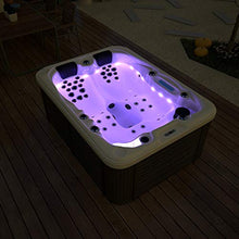 SymbolicSpas Outdoor Hydrotherapy Bathtub Whirlpool SPA SYM6016A - 51 Jets
