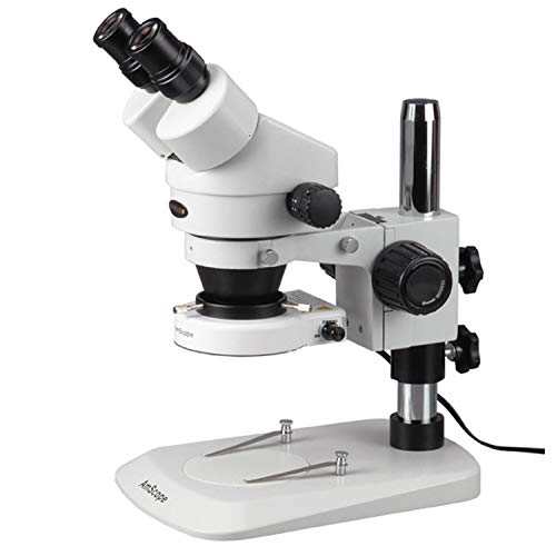 AmScope Professional Binocular Stereo Zoom Microscope White