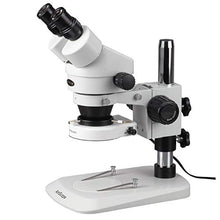 AmScope Professional Binocular Stereo Zoom Microscope White