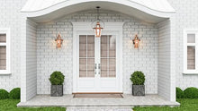 Quoizel Burdett 1-Light Outdoor Wall Lantern Aged Copper