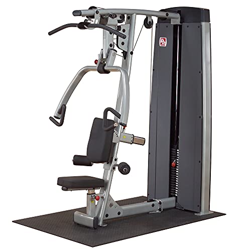Body-Solid DPLS-F Pro Dual Vertical Press and LAT Machine Grey, Black