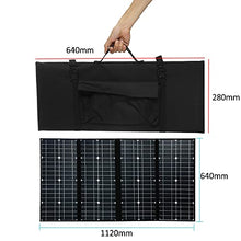AIZYR 300W 18V Monocrystalline Foldable Solar Panel - Portable olar Power Charger with 5V USB Port for Camping/Boat/RV/Travel/Home Working